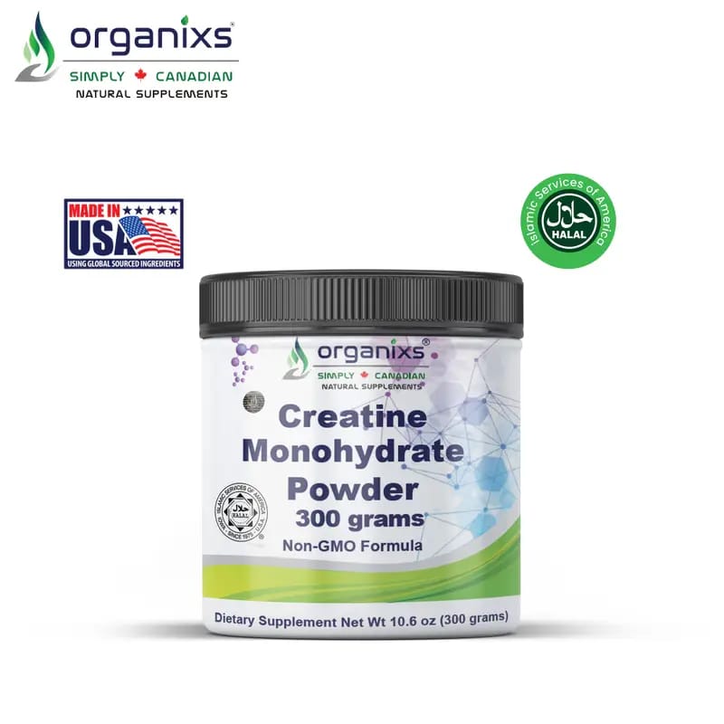 ORGANIXS CREATINE MONOHYDRATE POWDER 300g