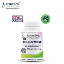 ORGANIXS GLUCOSAMINE CHONDROITIN MSM [GS/CS/MSM]