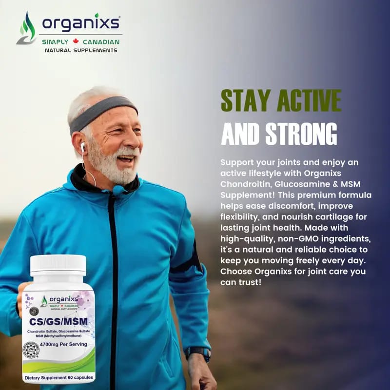 ORGANIXS GLUCOSAMINE CHONDROITIN MSM [GS/CS/MSM]_6