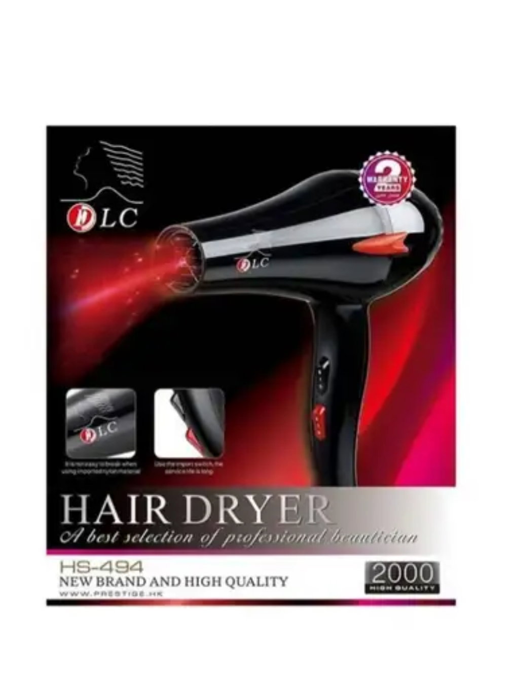DLC Hair Dryer-HS-494