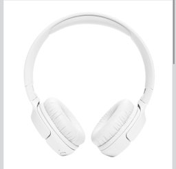 JBL Tune 520BT Wireless On-Ear Headphones, Pure Bass Sound, 57H Battery with Speed Charge, Hands-Free Call + Voice Aware, Multi-Point Connection, Lightweight and Foldable - White, JBLT520BTWHTEU