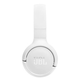 JBL Tune 520BT Wireless On-Ear Headphones, Pure Bass Sound, 57H Battery with Speed Charge, Hands-Free Call + Voice Aware, Multi-Point Connection, Lightweight and Foldable - White, JBLT520BTWHTEU