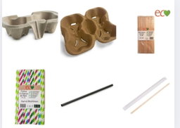 PAJITAS, PALILLOS, PORTAVASOS, PALETAS 