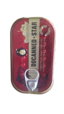Sardines DOCANNED STAR à l’huile végétale 125g_N°AMY0001