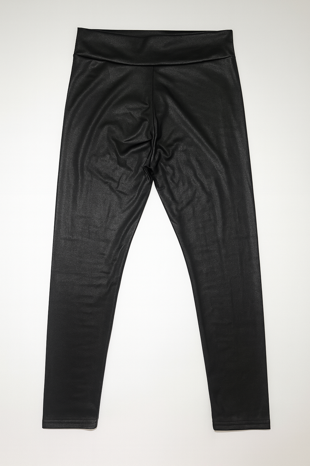 Leggings de cuero sintético negro - Size S
