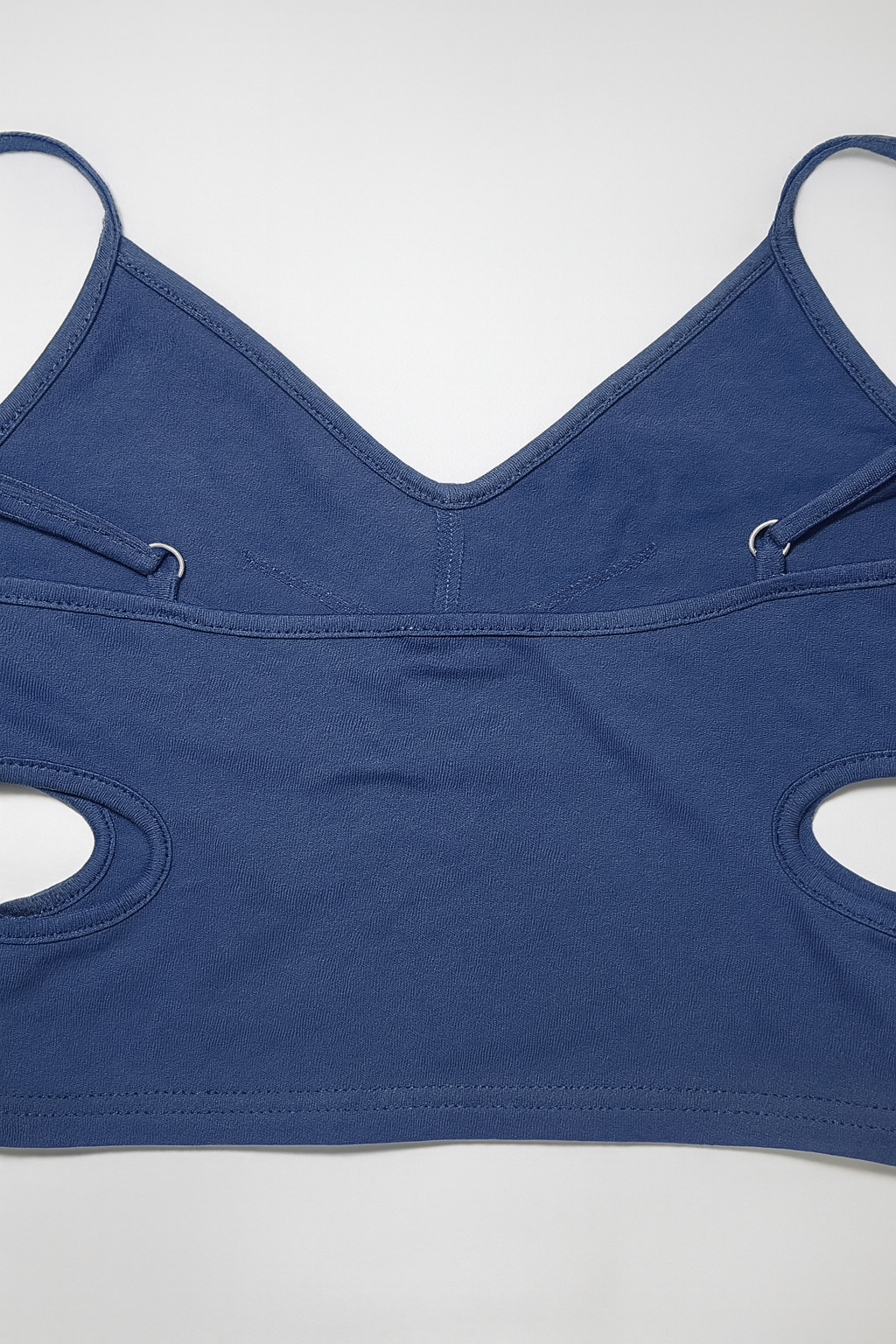 Crop top azul con cut-outs laterales - Size S_1