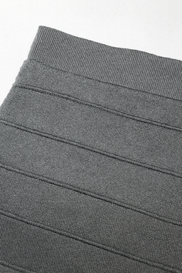 Falda tipo bandage gris ajustada - Size S