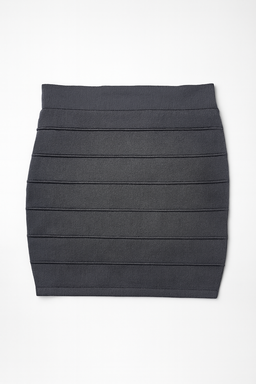 Falda tipo bandage gris ajustada - Size S