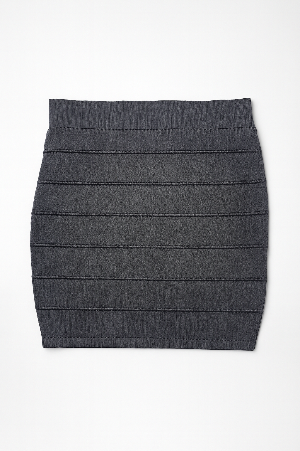 Falda tipo bandage gris ajustada - Size S