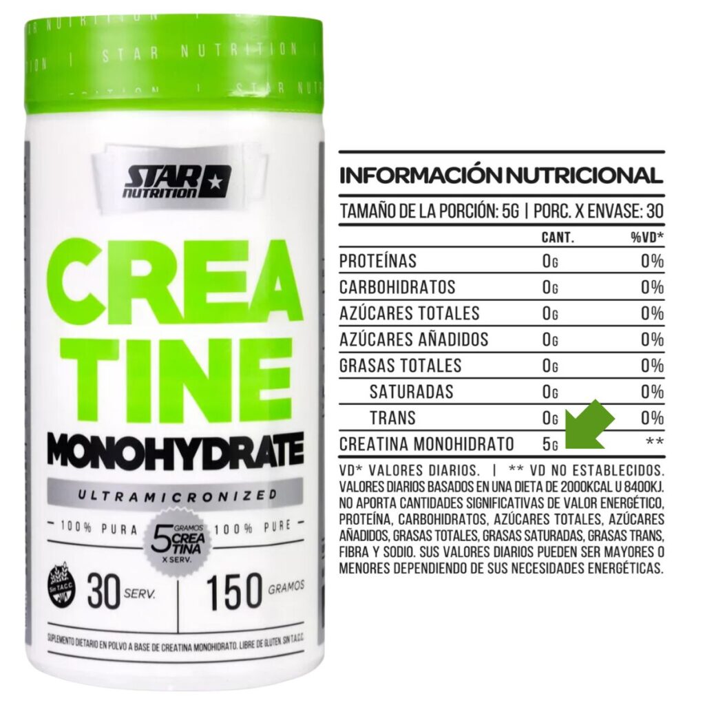 Creatina Monohidrato 150 grs de Star Nutrition_2