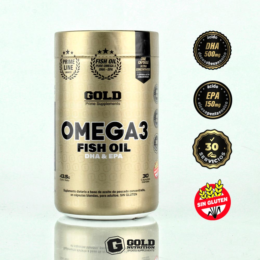 OMEGA 3 GOLD NUTRITION 30 CAPSULAS_0