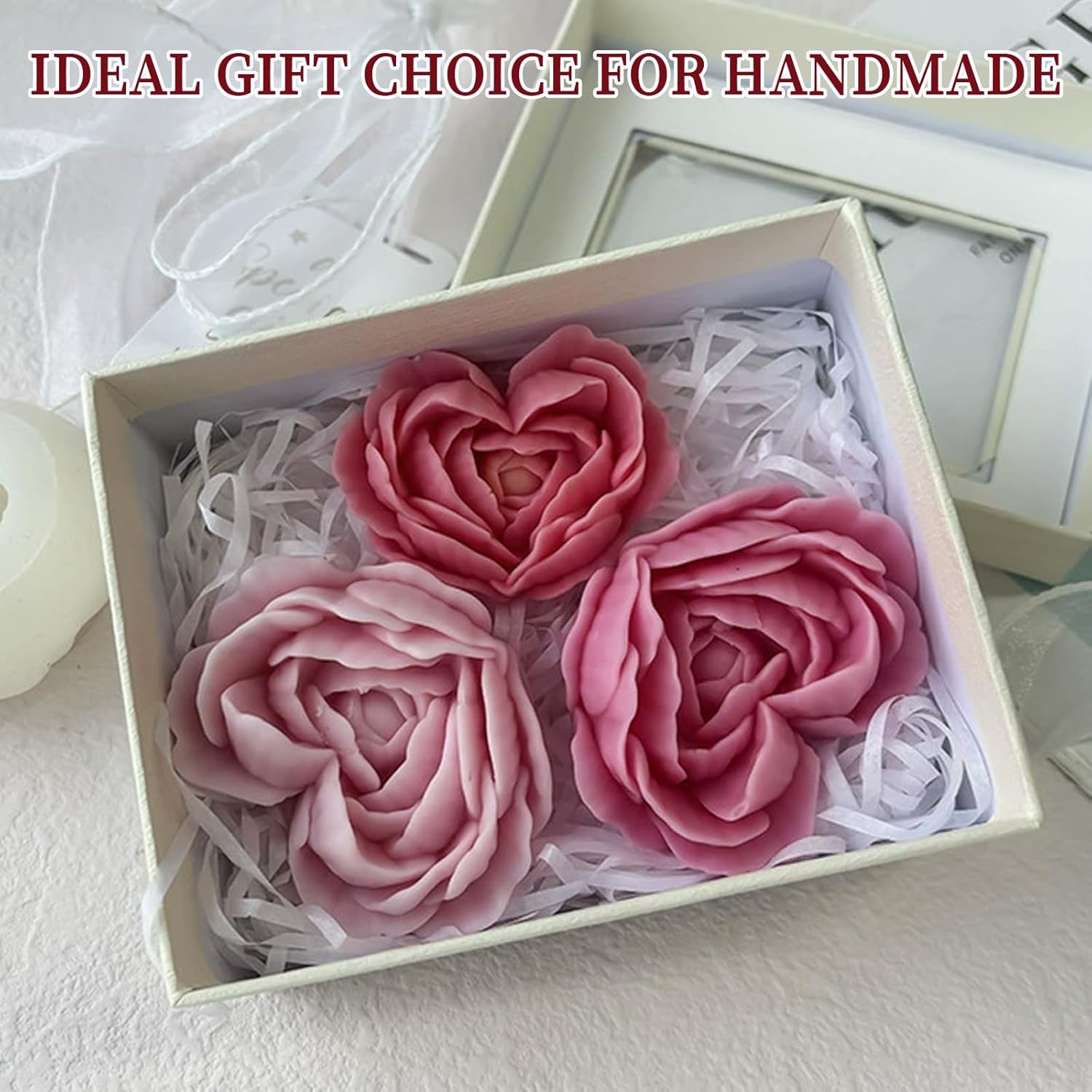 Molde Rosa Corazon _2