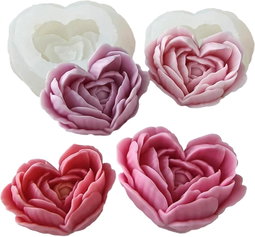 Molde Rosa Corazon 