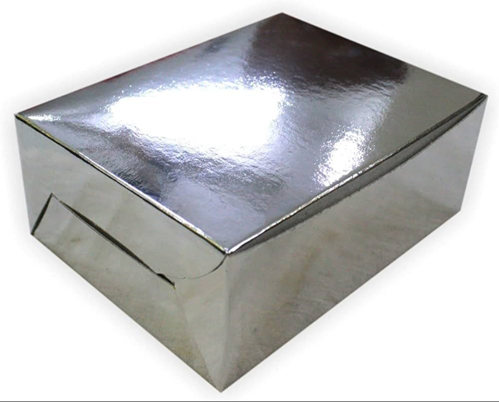 5X5X2 SILVER ( 100 pcs )