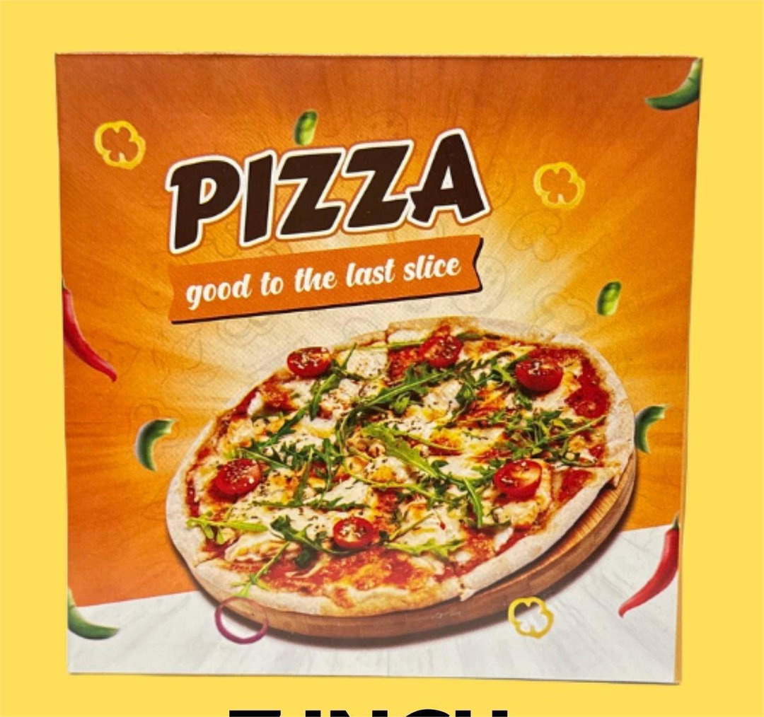 7INCH PIZZA BOX SIDE OPEN ( 100 pcs )