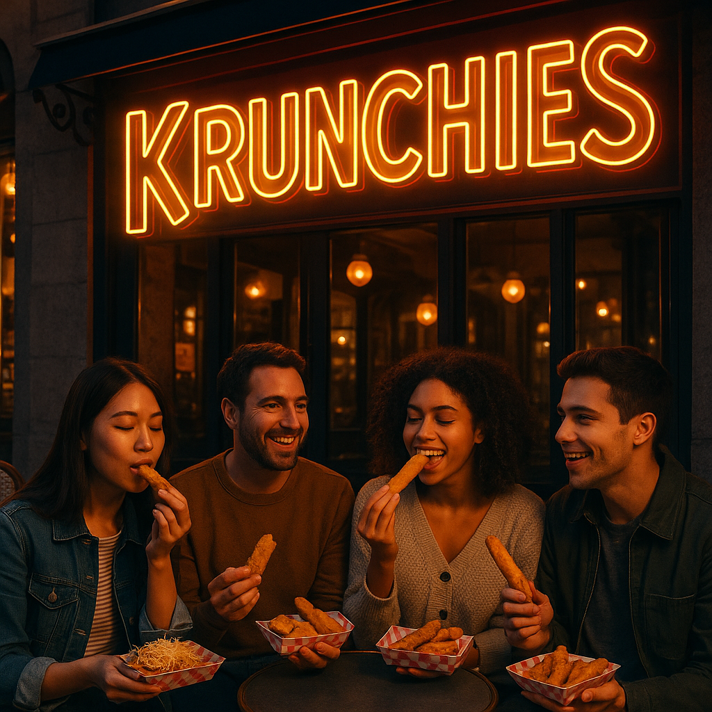 At Krunchies, we believe that the best moments in life are meant to be shared — just like our crispy, golden banana fritters. Whether it's with family, friends, or even strangers, every bite brings people closer together. Because here, sharing isn't just caring — it's a Krunchies tradition._0