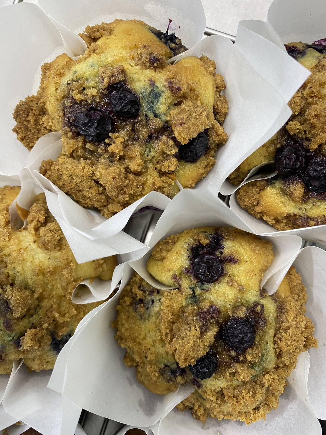 Blueberry Crumble Muffins