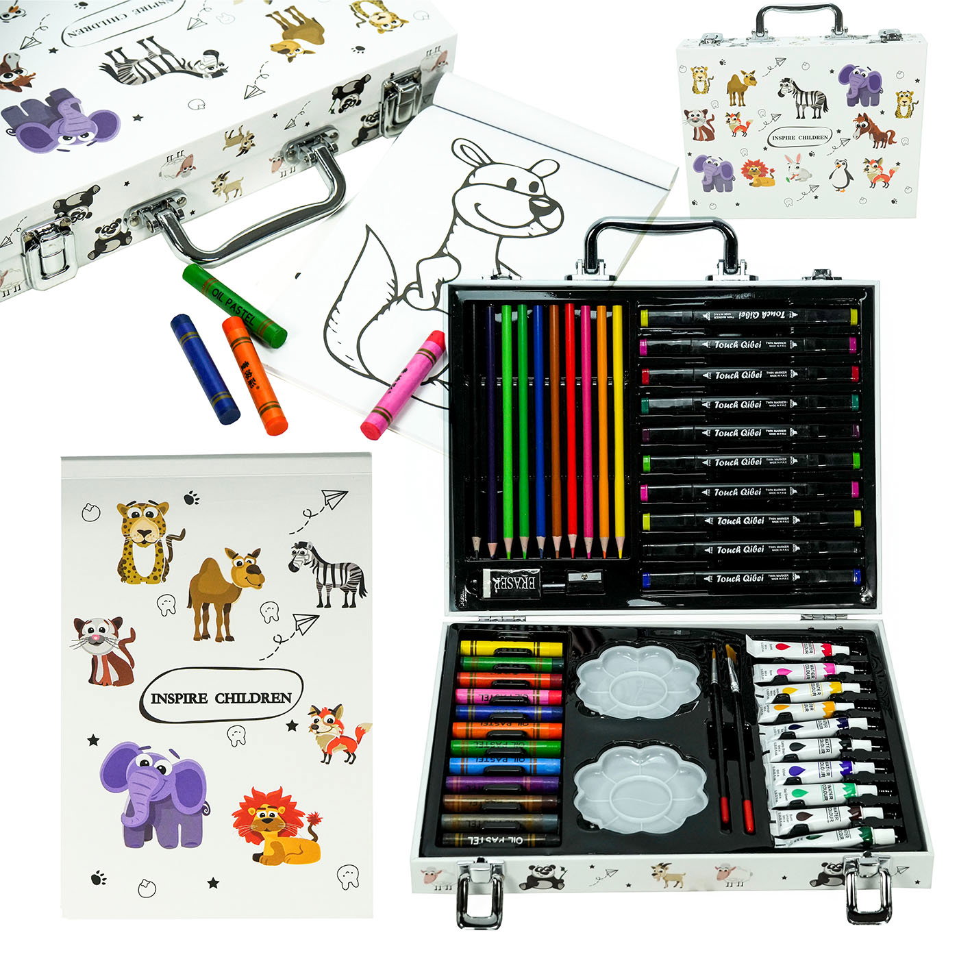 Young Artist Drawing Set Art Set for Children in a Suitcase 68 Item
