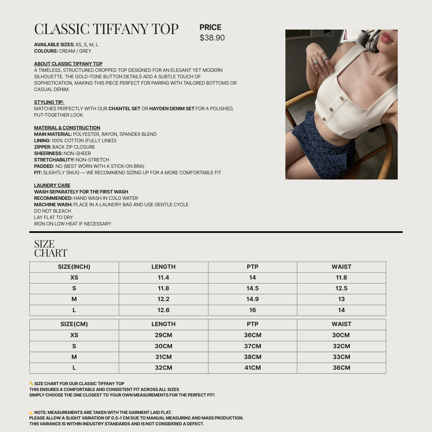 CLASSIC TIFFANY TOP (GREY)_1