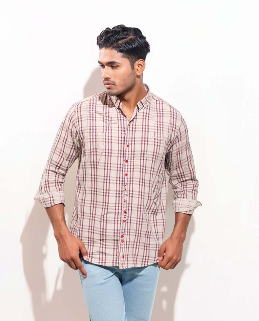 Kilometer Brand Cotton Shirt _2
