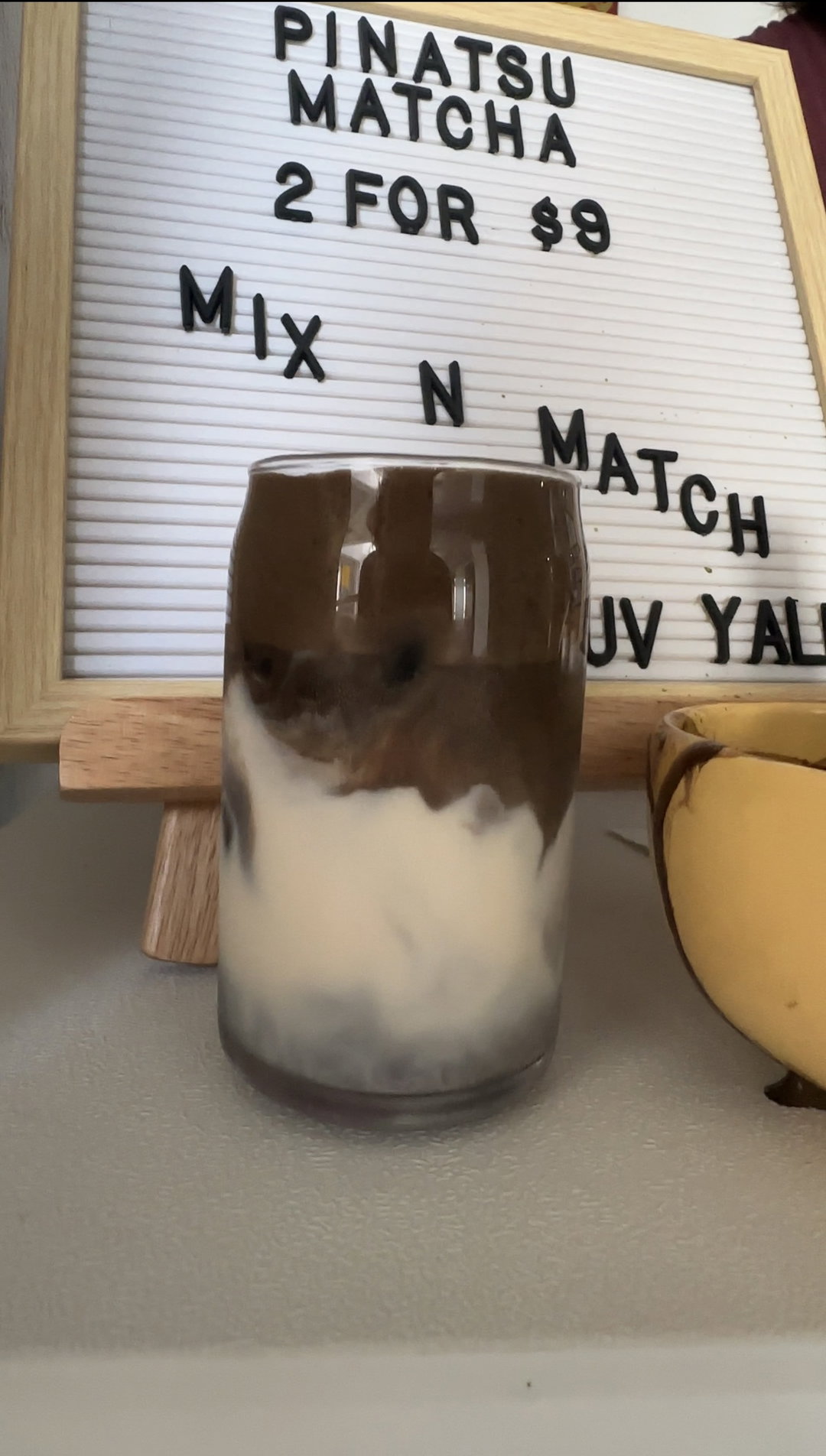 Hojicha latte