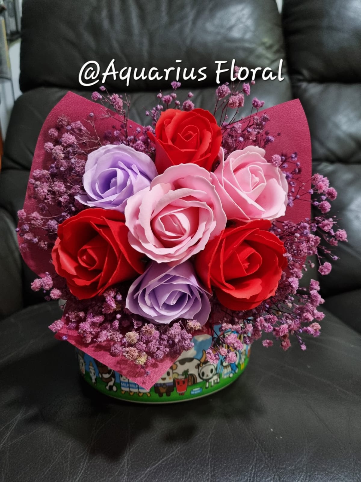 Rose & Baby Breath Bouquet_0