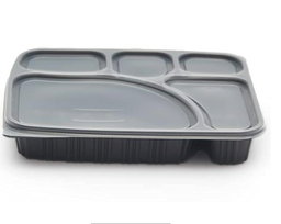 5 COMPARTMENT MEAL TRAY MINI ( 900 pcs )