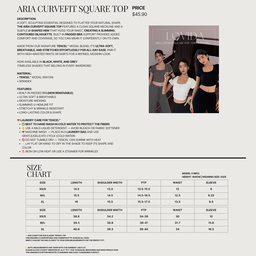 ARIA CURVEFIT SQUARE TOP | 3 PIECE BUNDLE