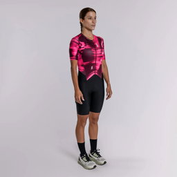 Trisuit Manga Corta Cierre Completo Pro Mujer (AEROTRI BERRY 2.4)