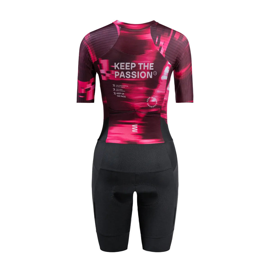 Trisuit Manga Corta Cierre Completo Pro Mujer (AEROTRI BERRY 2.4)_1