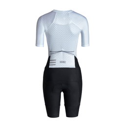 Trisuit Manga Corta Cierre Completo Pro Mujer (HARD BLANC)