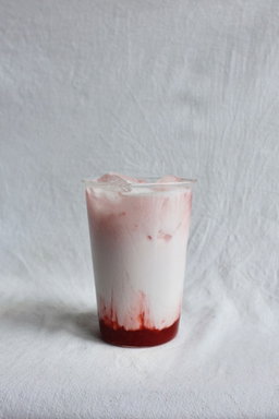 Iced Strawberry Milk