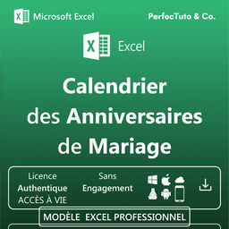 Calendrier des Anniversaires de Mariage