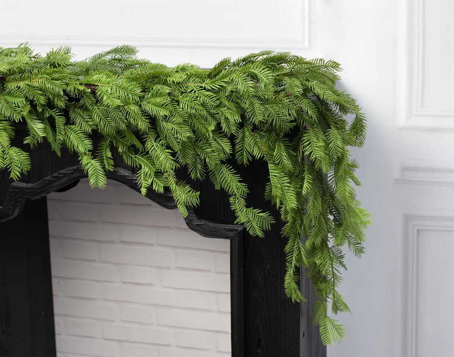 72" Real Touch Balsam Pine Garland_0
