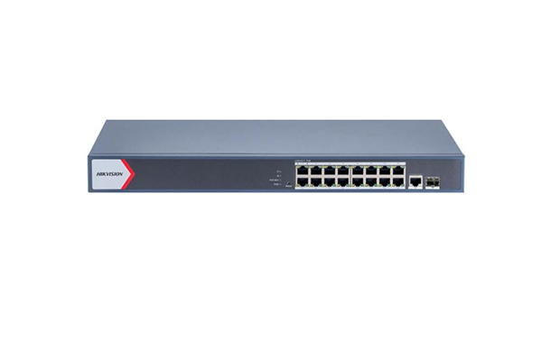 16 PORT gigabit PoE RJ45 ports, 1 × gigabit RJ45 port, 1 x gigabit fiber optical port