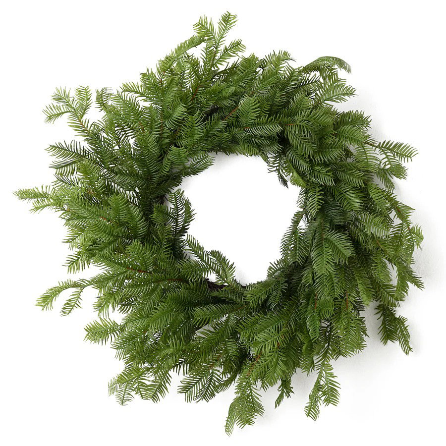 24" Real Touch Balsam Pine Wreath_0