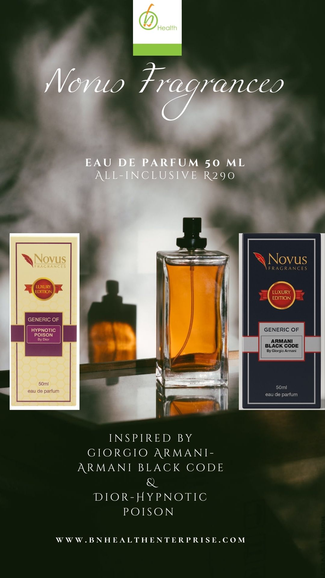 Designer-Inspired Perfumes - Giorgio Armani, Gucci, Versace, Invictus, Good Girl, Hugo Boss_1
