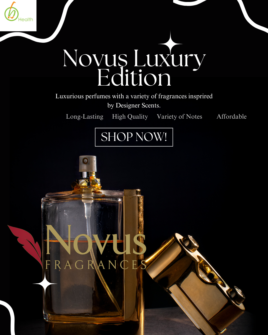 Designer-Inspired Perfumes - Giorgio Armani, Gucci, Versace, Invictus, Good Girl, Hugo Boss