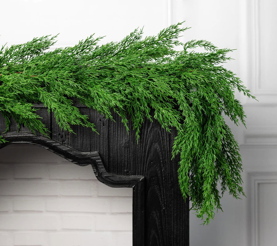 66" Faux Cypress Garland_0