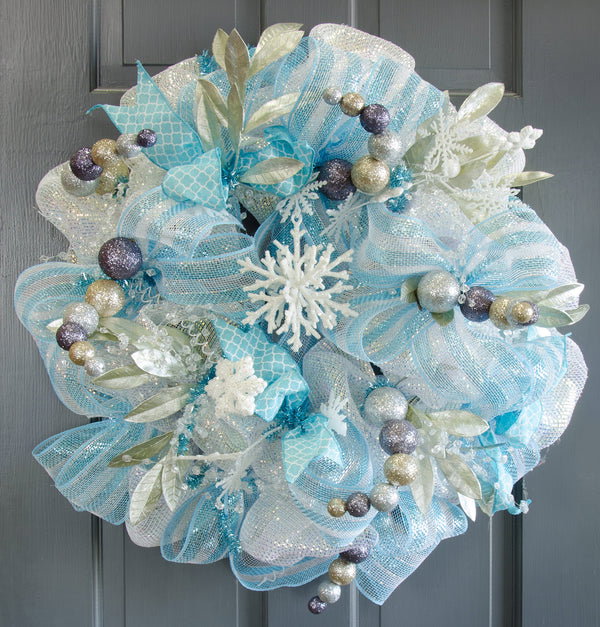 6" Glitter Twig Snowflake_1