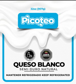 Queso llanero / Queso Blanco Semi Duro