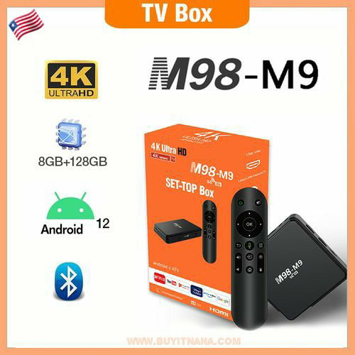TV BOX Android 12 TV Box M98-M9 - 8+128GB 4K 5G Home Video_0