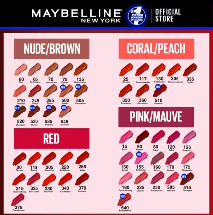 MAYBELLINE Lip Matte_3