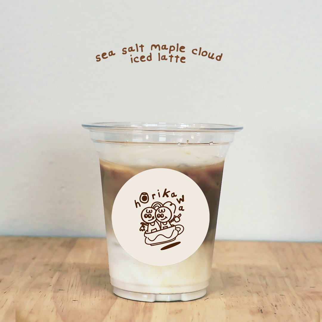 sea salt maple cloud iced latte