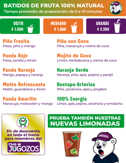 BATIDOS EN AGUA