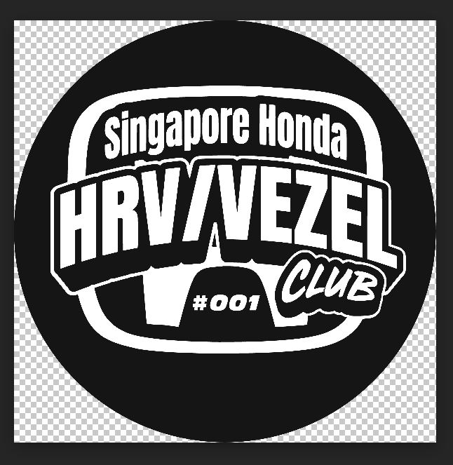 SINGAPORE HONDA HRV/VEZEL CLUB STATIC CLING DECAL_1