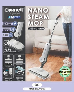 CORNELL NANO STEAM MOP CESM-330WH