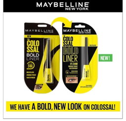 Maybelline New York Colossal Bold Eyeliner, Black, 3g