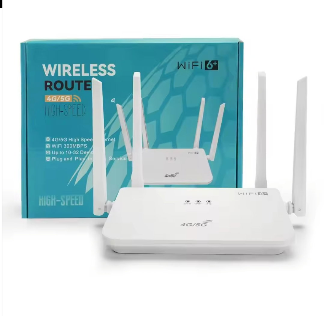 4G Wireless Router wifi 6+ 300Mbps 4G mobile wifi router CPE external antenna 1RJ45 port 1USBport Viet _1