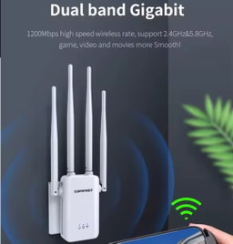 (Out Of Stuck) 👎 1200Mbps 5Ghz Wireless WiFi Repeater 2.4G 5.8GHz Long Range Wifi Signal Amplifier Extender Router Network Wlan WiFi Repetidor